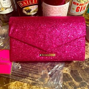 NWT Juicy Couture pink clutch